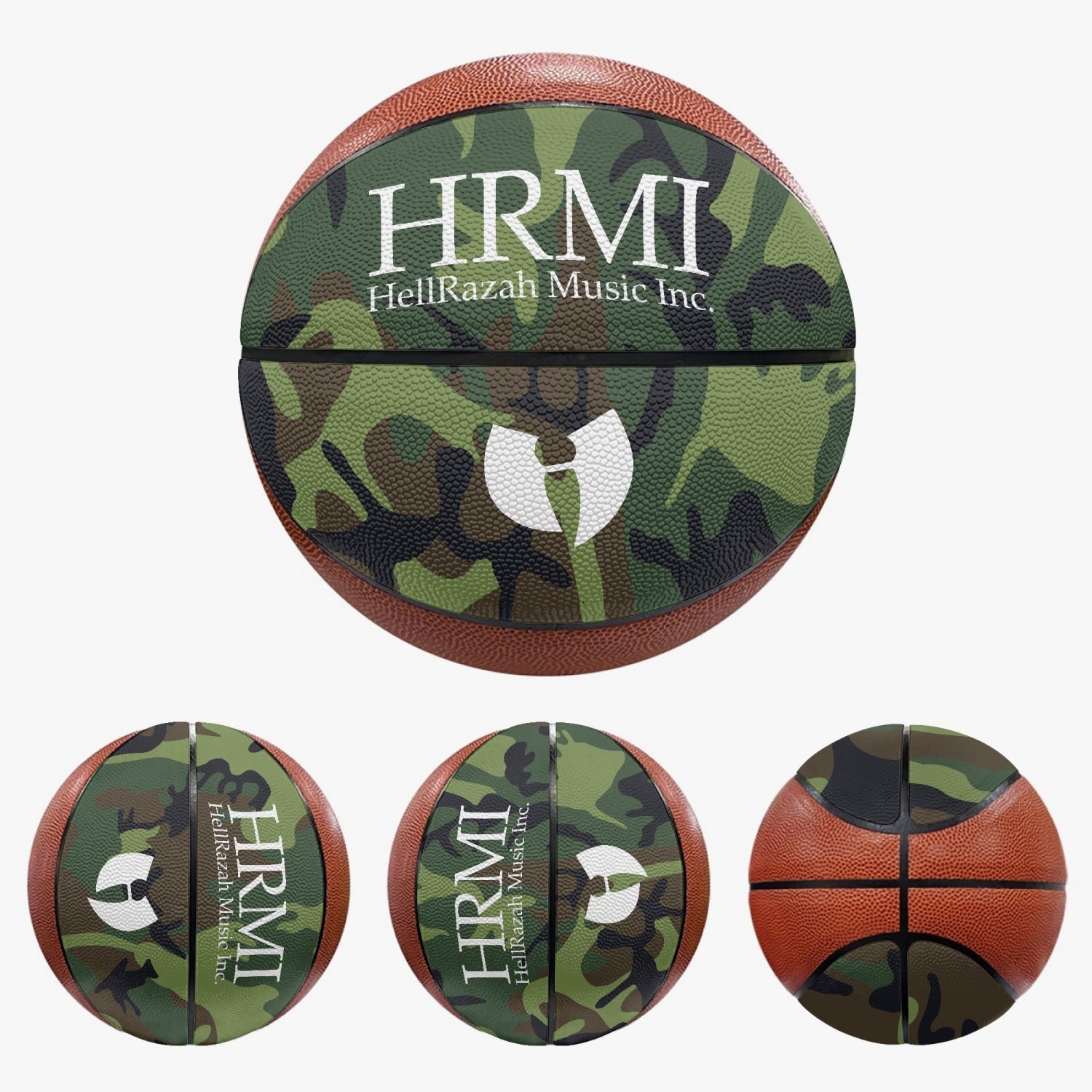 HRMI Hell Razah Music Inc Camo Basketball