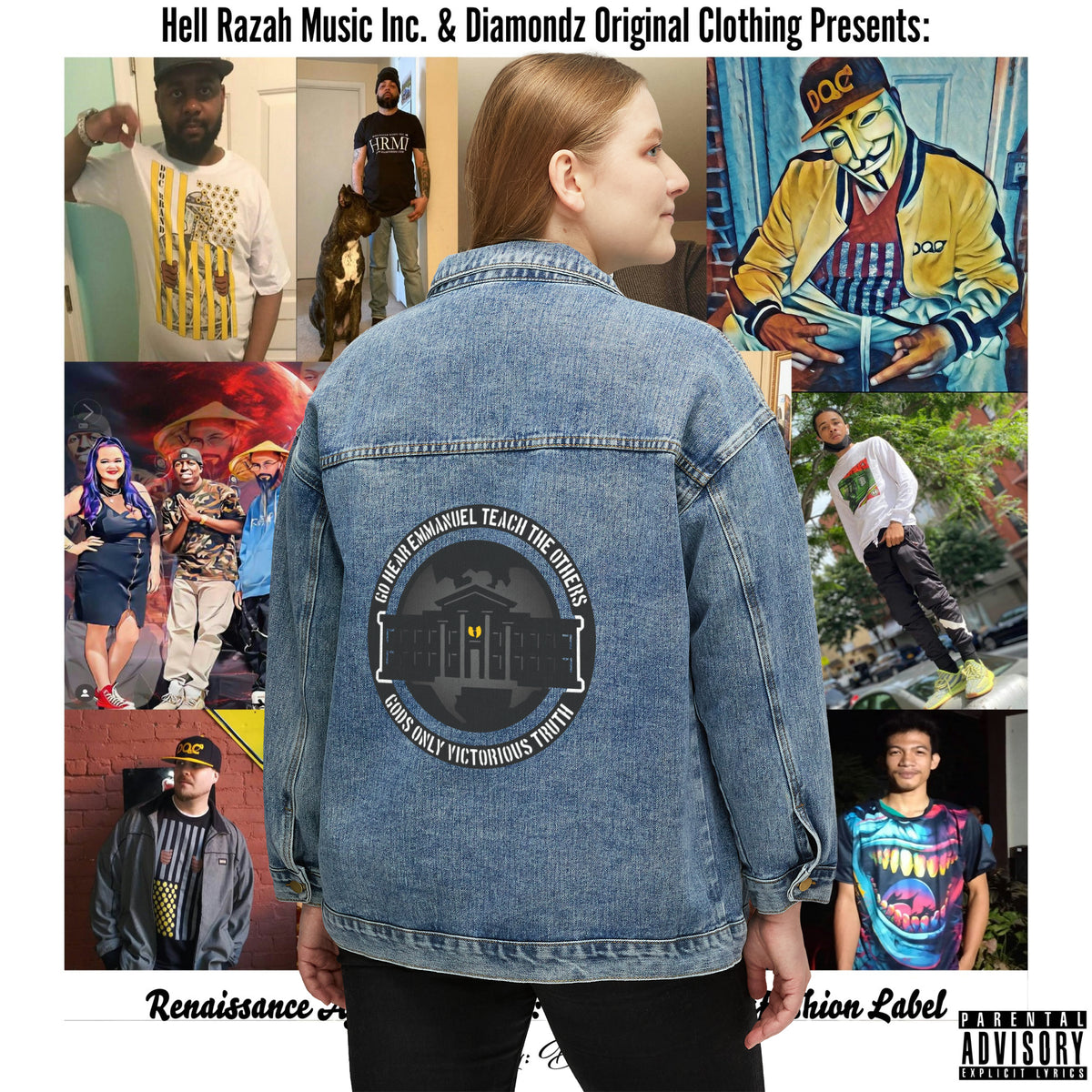 G.G.O. Ghetto Gov't Officialz Women's Denim Jacket G.G.O. Ghetto Gov't Officialz Women's Denim Jacket