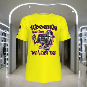 Purple / Gold Lost Tape O-Neck T-Shirt