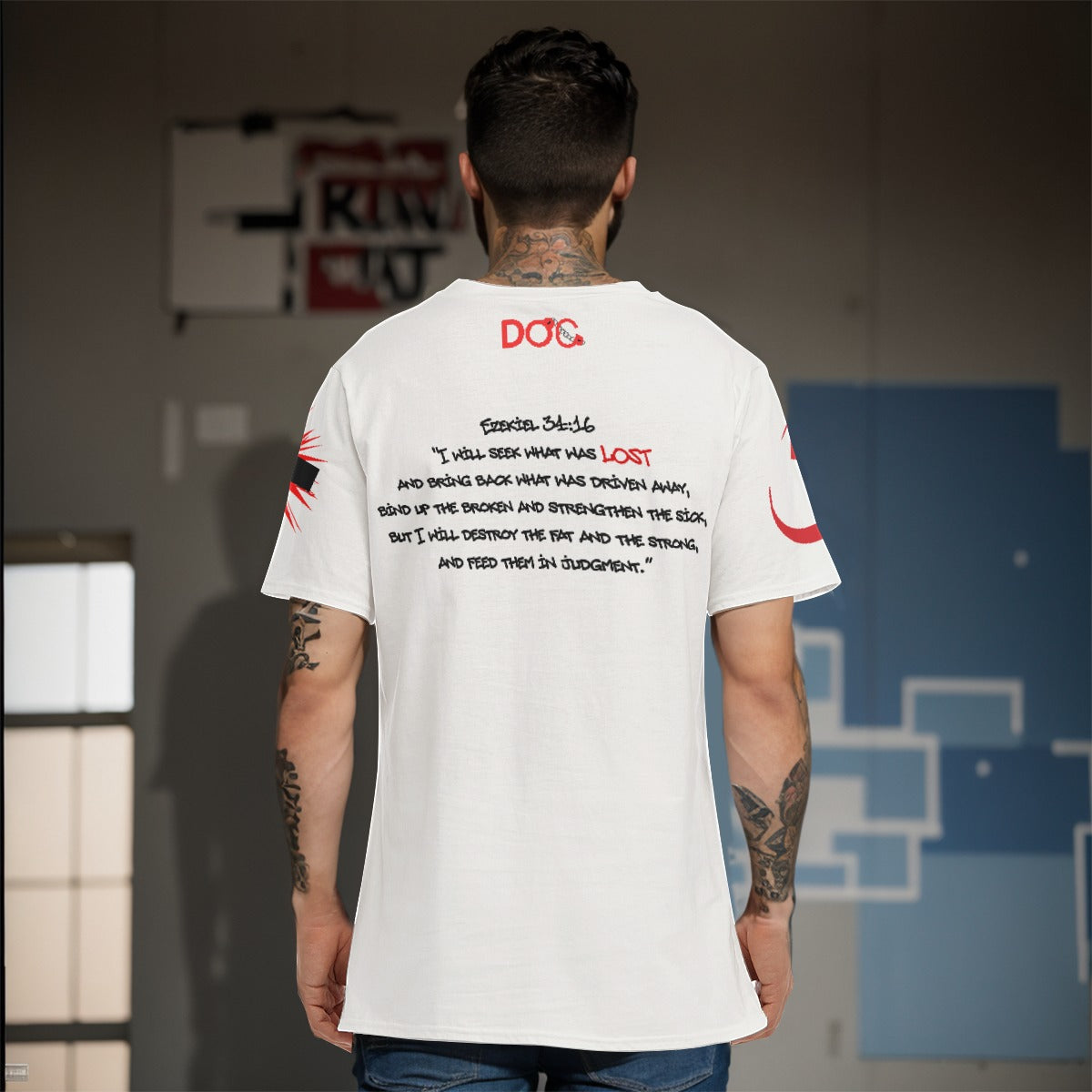 The Lost Tape Red O-Neck T-Shirt | 190GSM Cotton