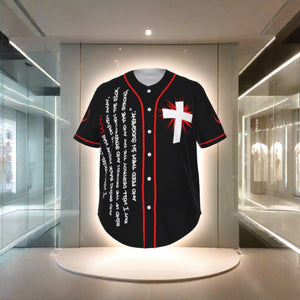 Lost Tape Black/Red Baseball Jersey