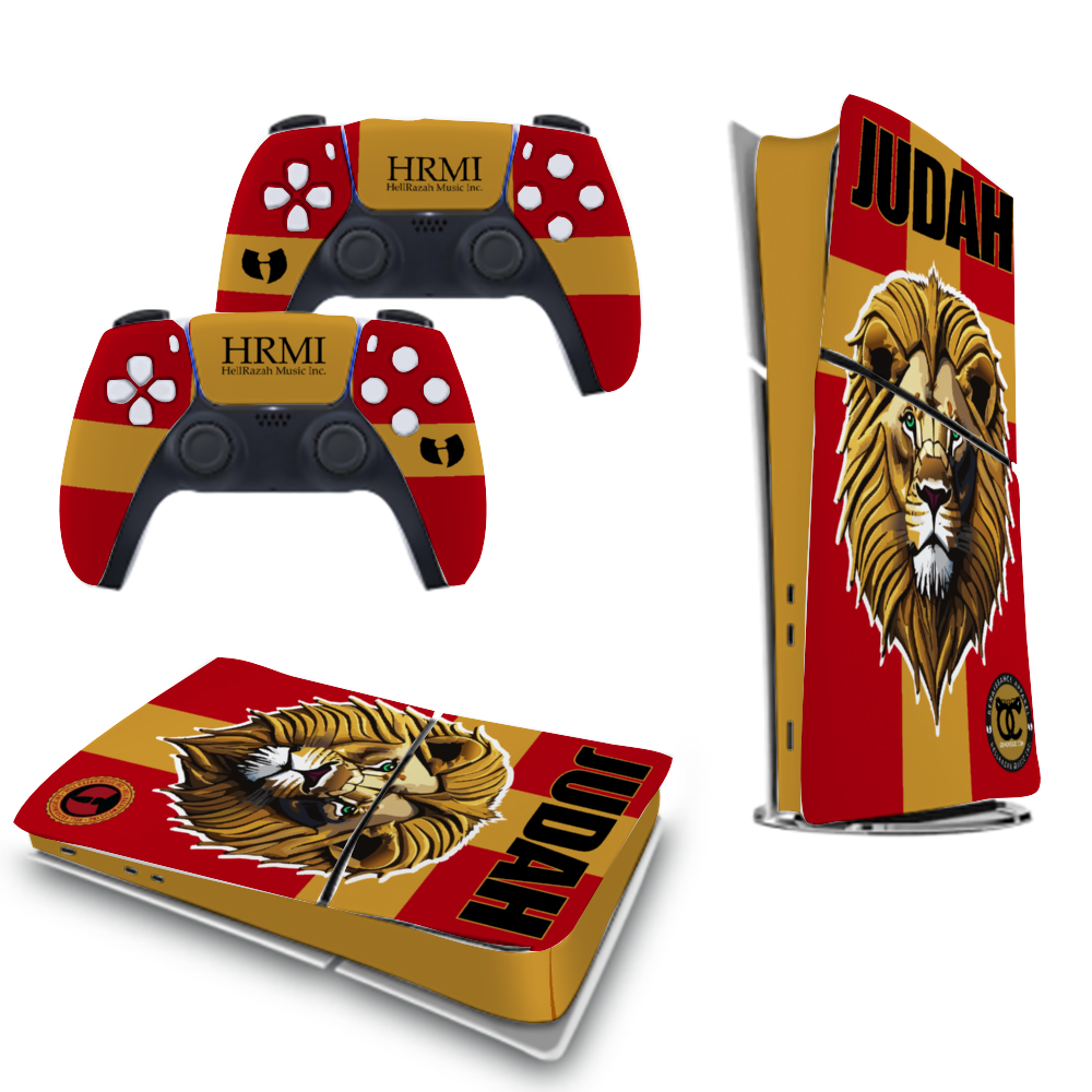 HRMI Lion of Judah PS5 Slim Console Waterproof Sticker Digital Version