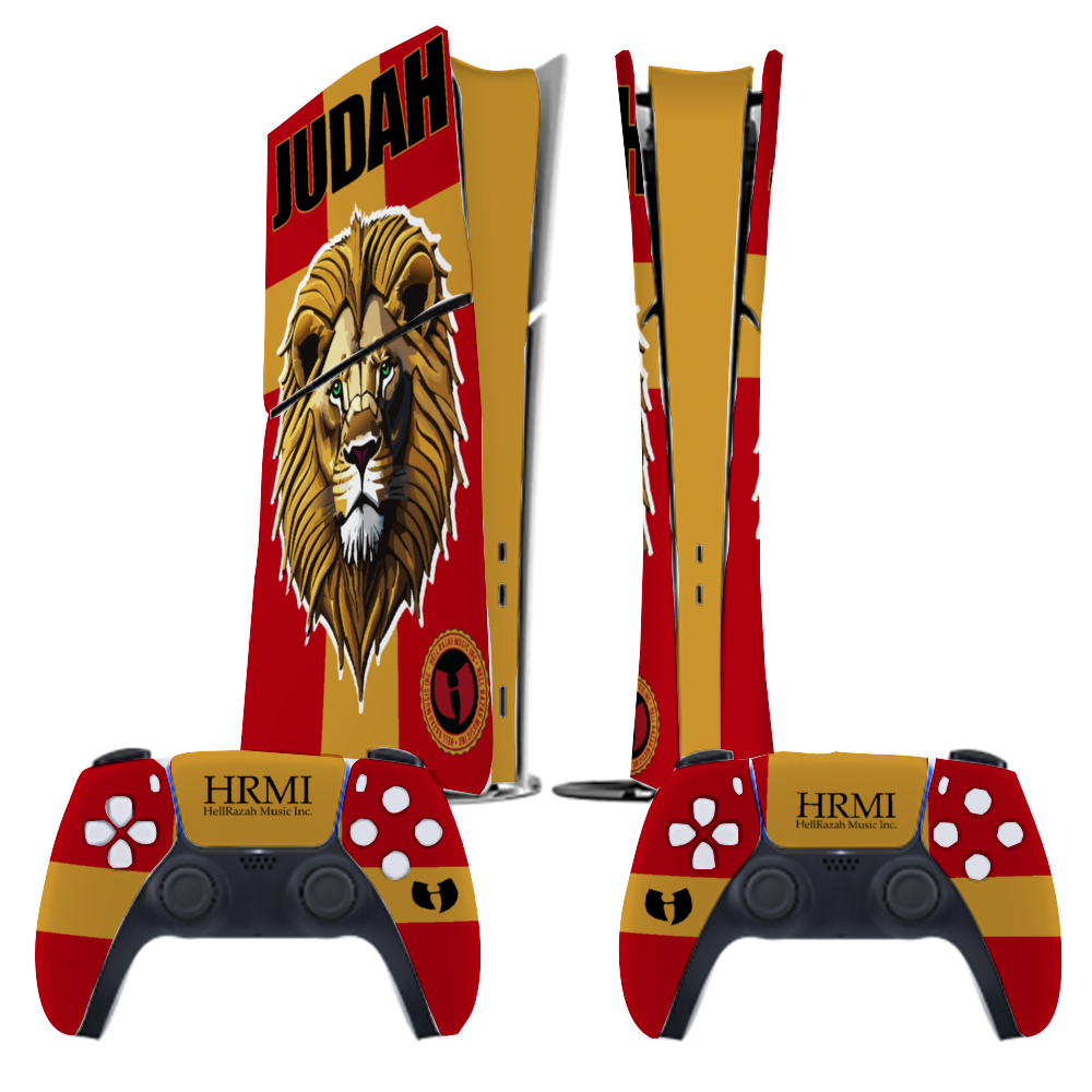 HRMI Lion of Judah PS5 Slim Console Waterproof Sticker Digital Version