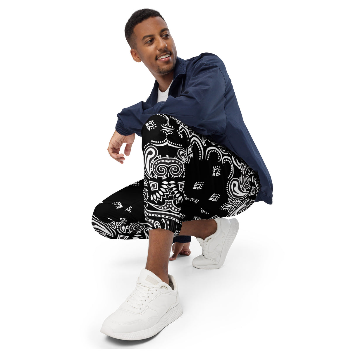 Black Paisley Bandana Unisex Track Pants – Diamondz Original Clothing