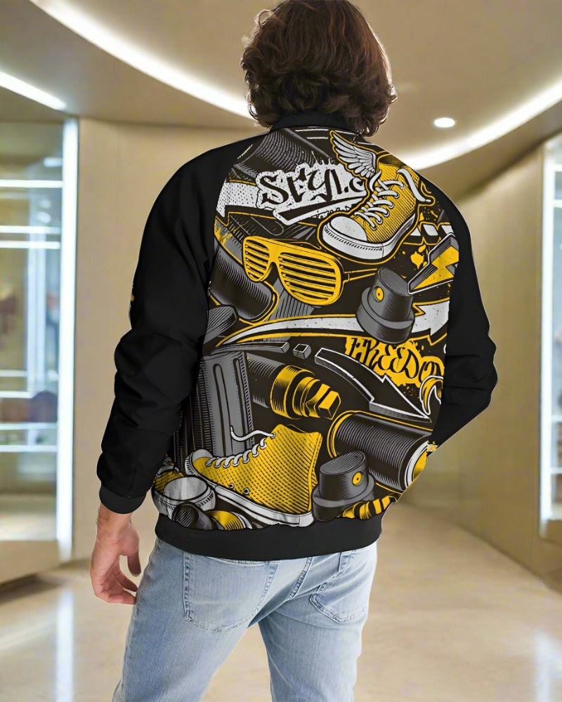 Freedom + Style Men’s Bomber Jacket by DiamondzOC