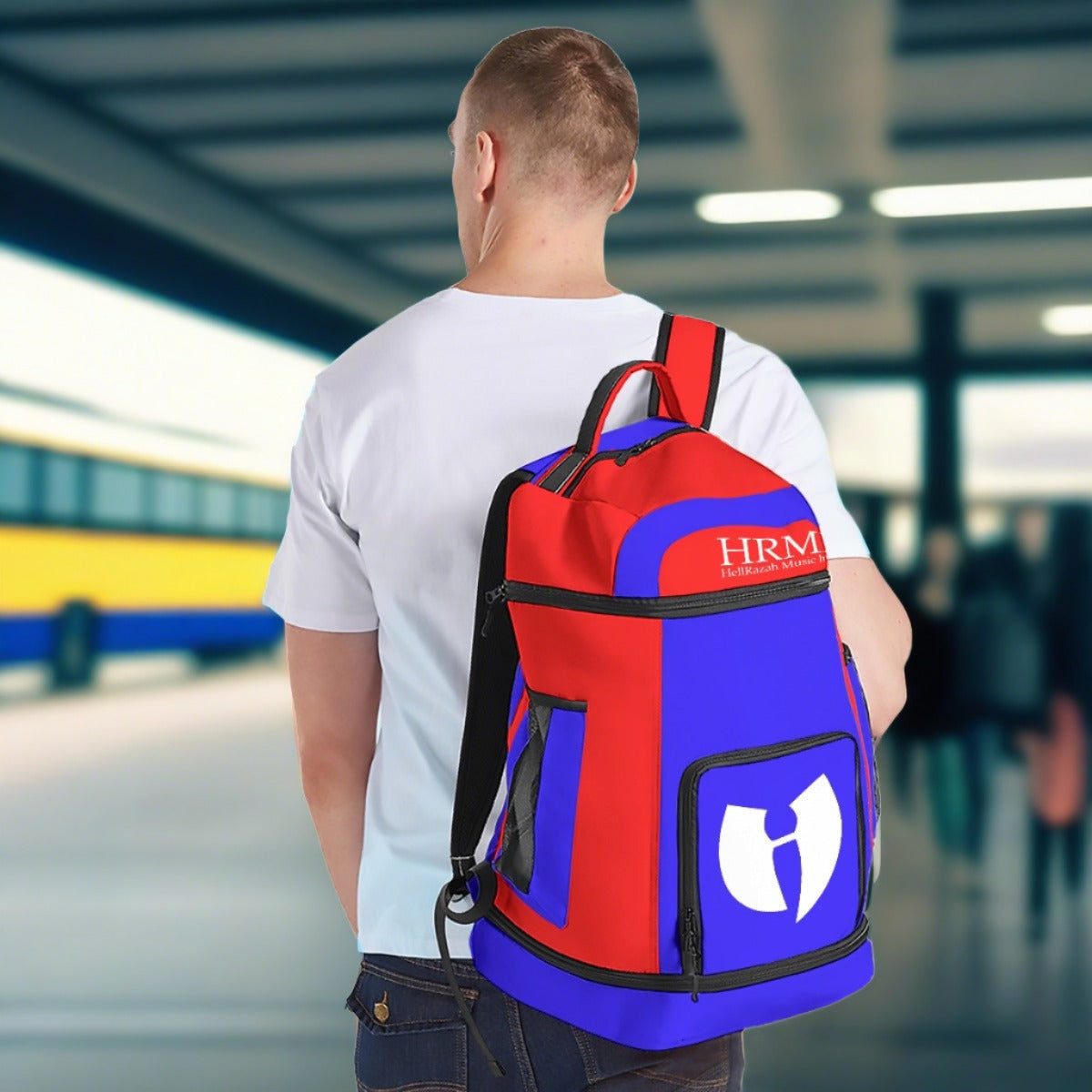 HRMI Black Superman Multifunctional Backpack