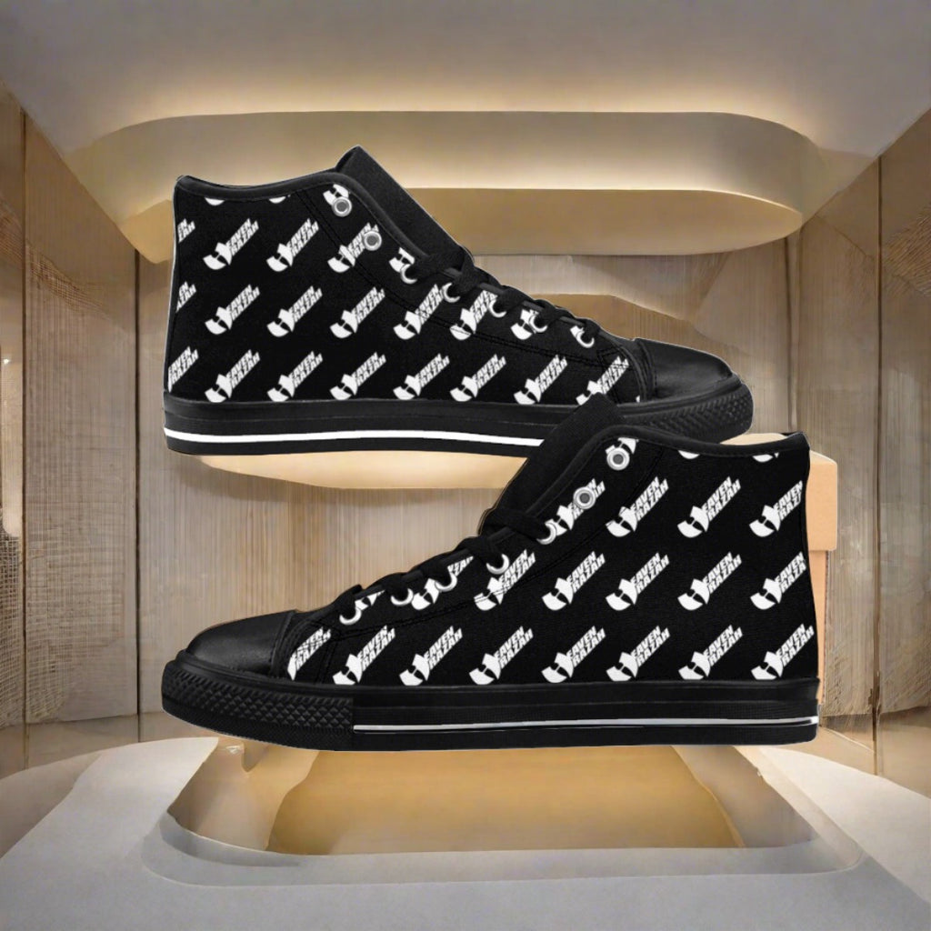 Renaissance Apparel HeavenRazah Logo Pattern High-Top Sneakers - Shoes