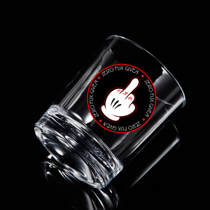 Zero Fuxx Given Drinkware Wine Glass Beer Glass 8 oz/11 oz