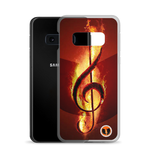 Official HellRazah Music Inc. Designer Limited Edition Fire Samsung Case HeavenRazah Merch Graphics by SmuveMassBeatz