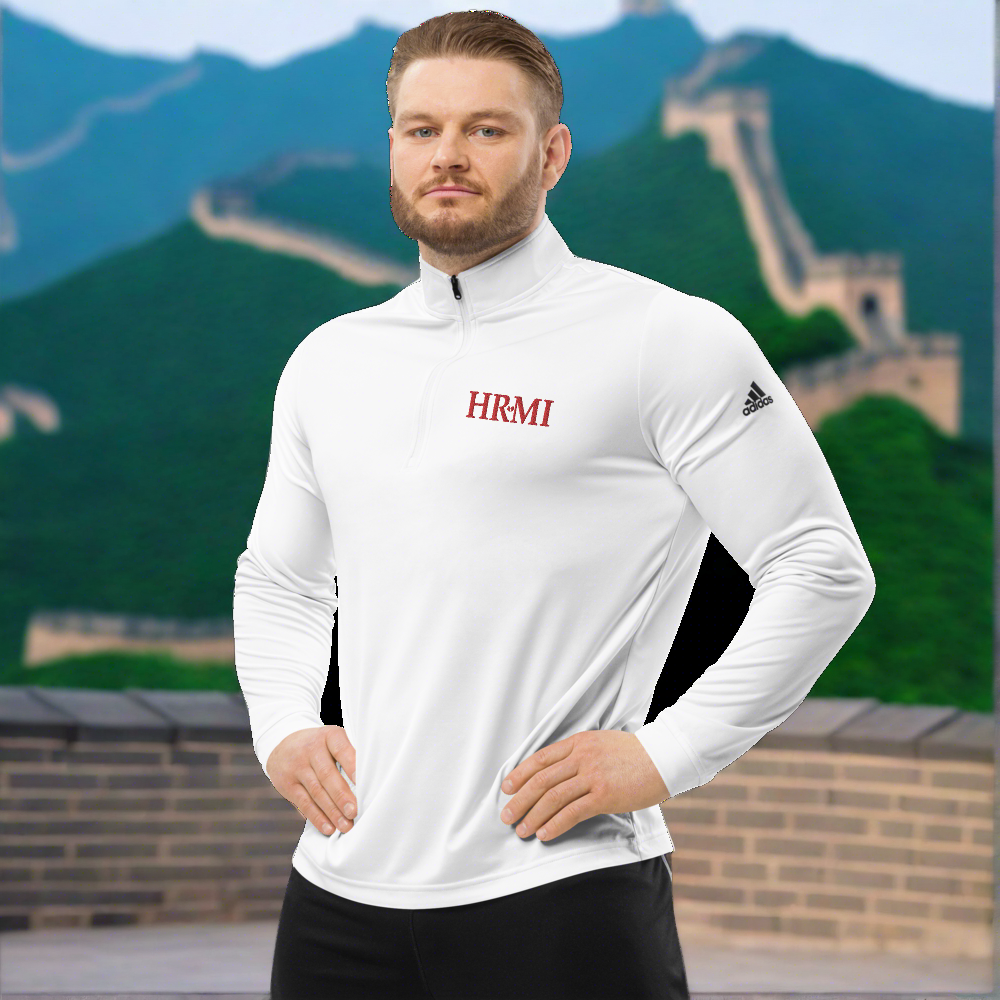 HRMI Embroidered Eco Friendly Adidas Quarter Zip Pullover HRMI Embroidered Eco Friendly Adidas Quarter Zip Pullover