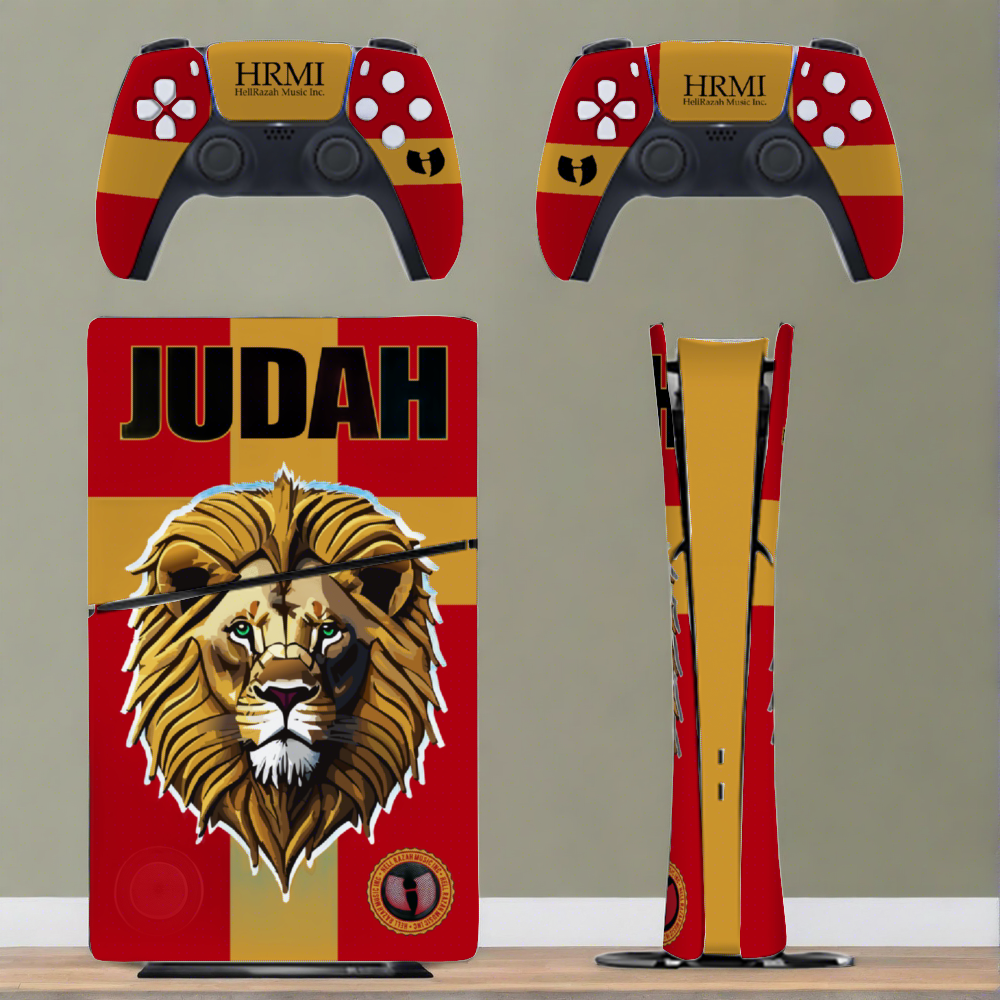 HRMI Lion of Judah PS5 Slim Console Waterproof Sticker Digital Version