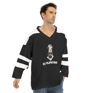 DJ Flipcyide V-neck Ice Hockey Jersey