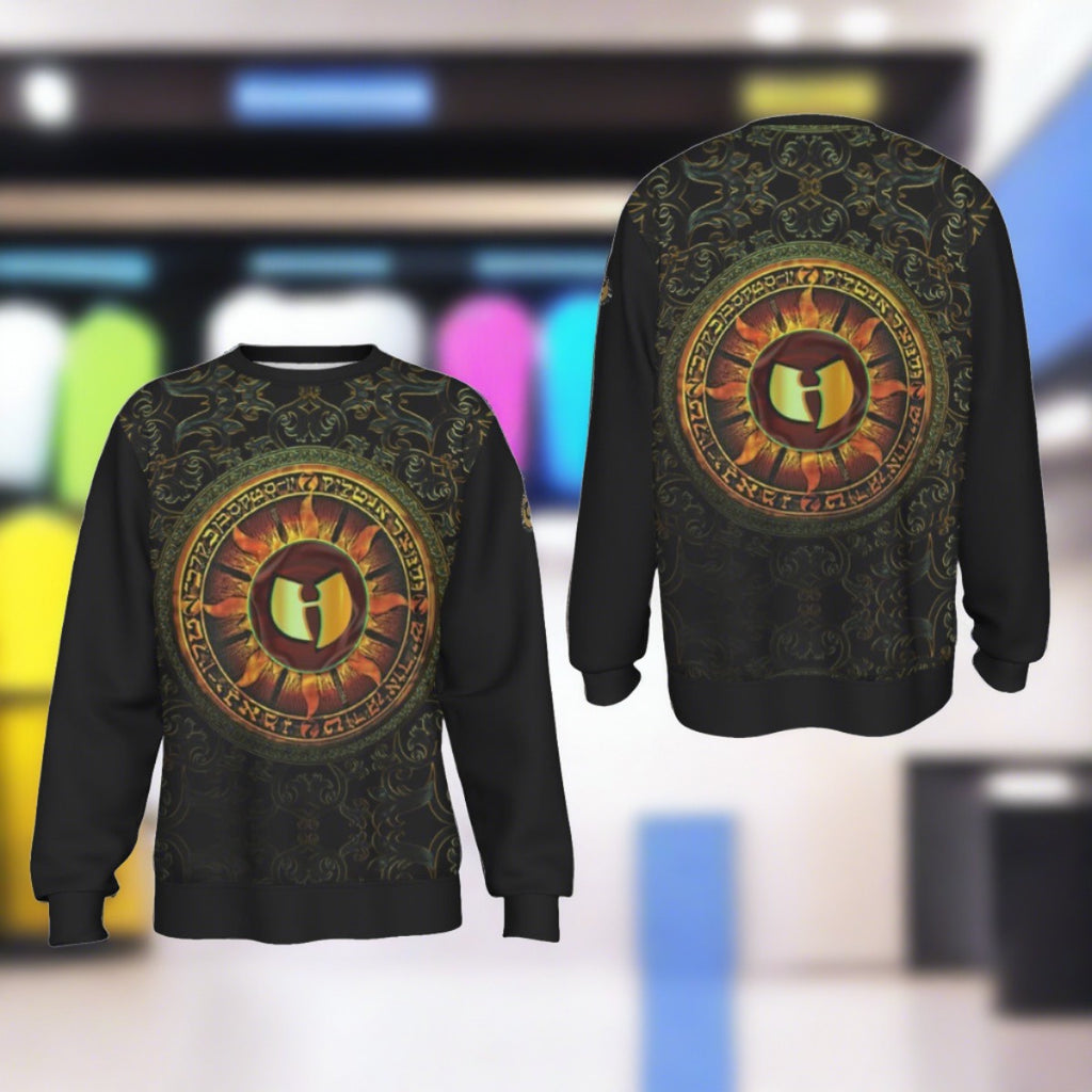 HellRazah Sunz Golden Logo Men's Heavy Fleece Sweatshirt