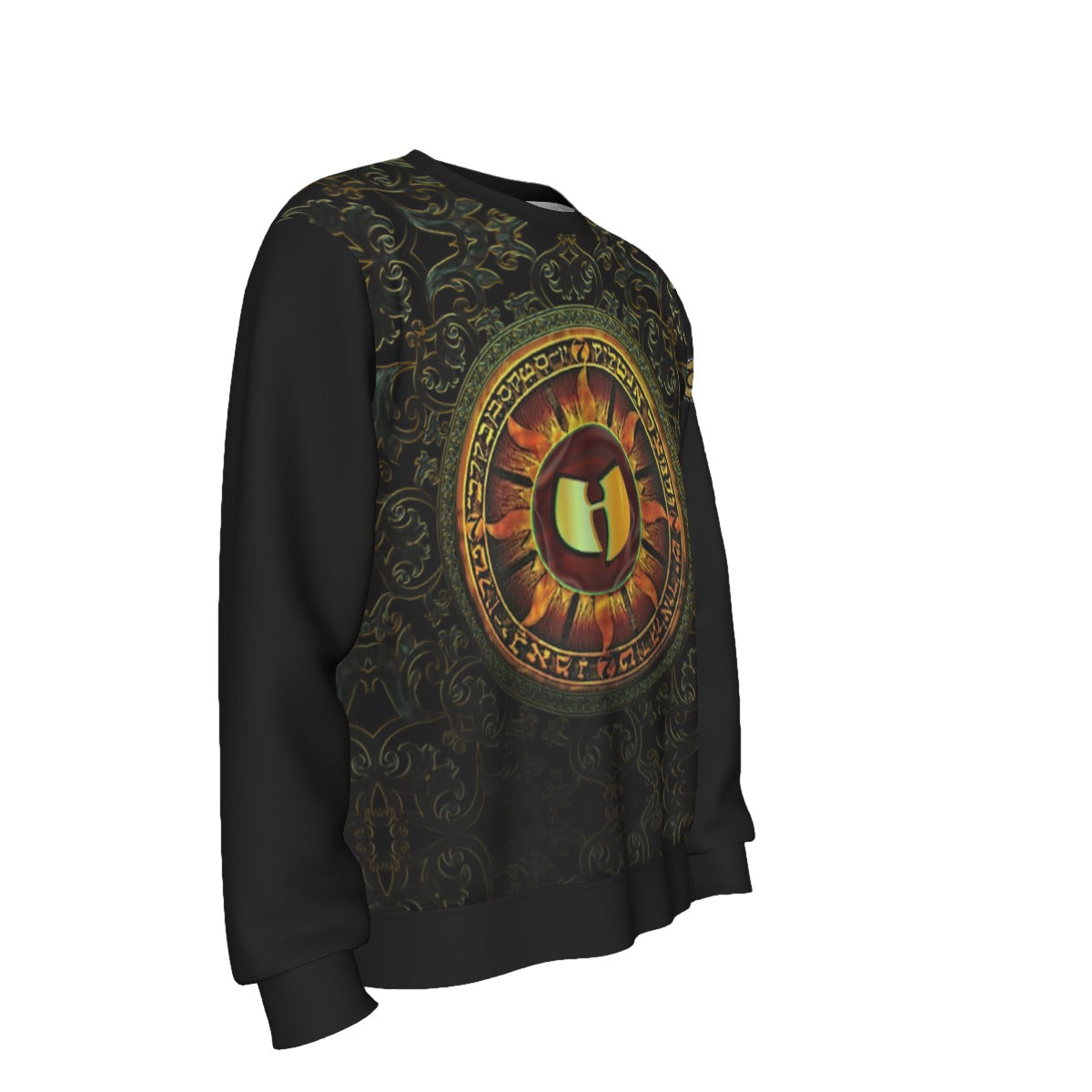 HellRazah Sunz Golden Logo Men's Heavy Fleece Sweatshirt