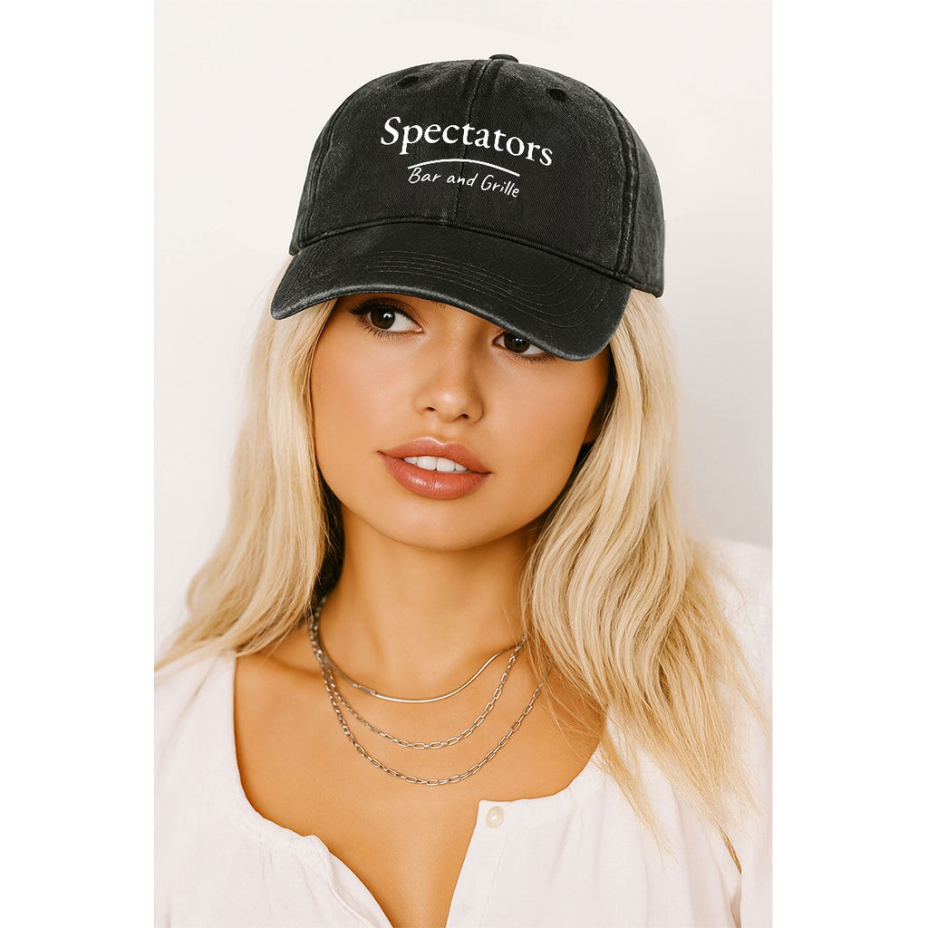 Spectators Washed Denim Baseball Cap