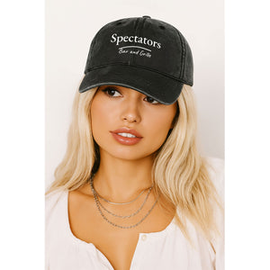 Spectators Washed Denim Baseball Cap