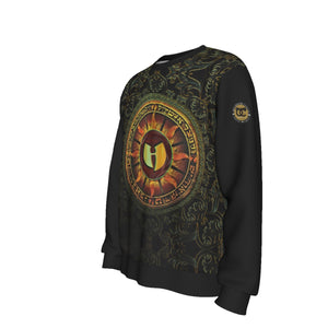 HellRazah Sunz Golden Logo Men's Heavy Fleece Sweatshirt