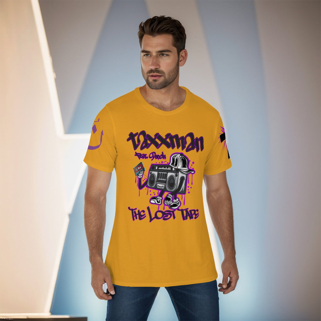 The Lost Tape Orange Purple O-Neck T-Shirt