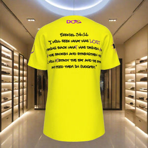 Purple / Gold Lost Tape O-Neck T-Shirt