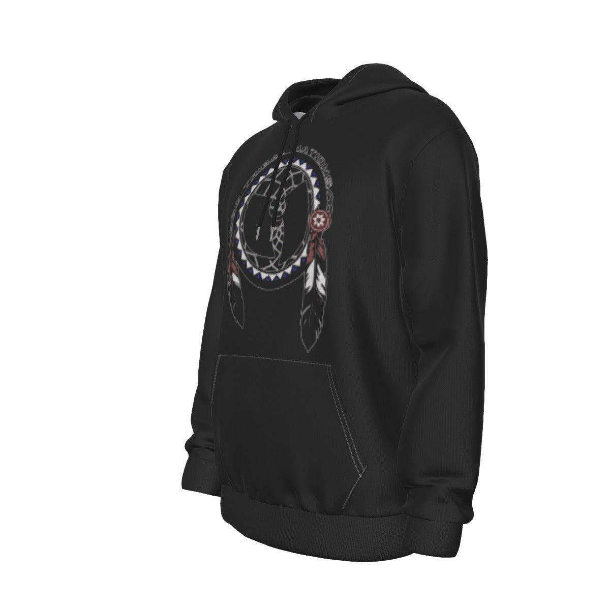 Tribal Nations Black Pullover Hoodie