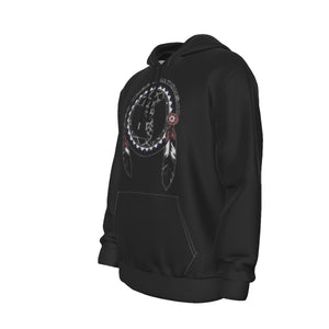 Tribal Nations Black Pullover Hoodie
