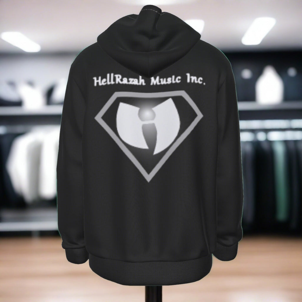 Black Superman Diamond Pullover Hoodie