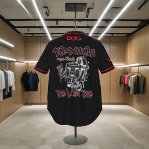 Lost Tape Black/Red Baseball Jersey