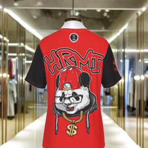 Hip Hop Panda HRMI V-Neck T-Shirt