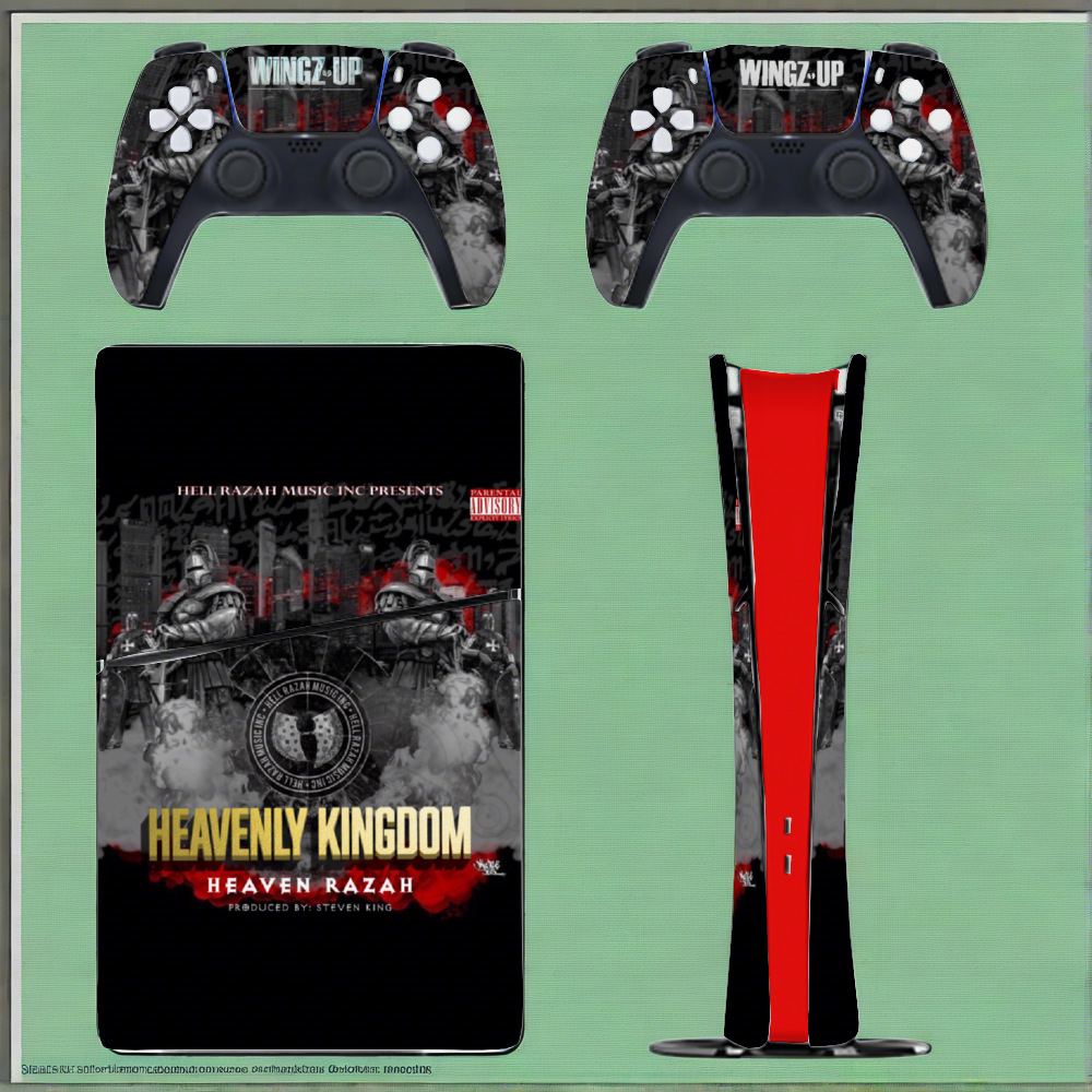 Heavenly Kingdom PS5 Slim Console Waterproof Sticker Digital Version