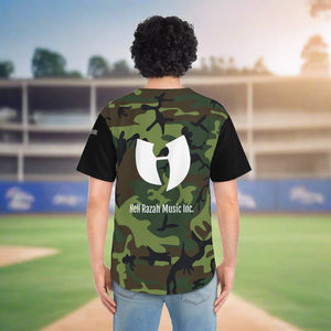 Operation Warfare Renaissance Apparel Men's Army Camo Baseball Jersey
