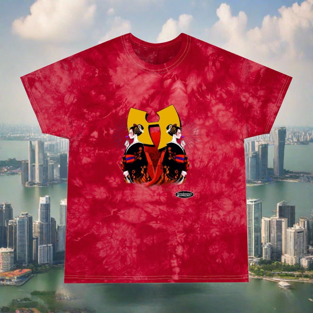 Renaissance Geisha Crystal Tie-Dye Tee