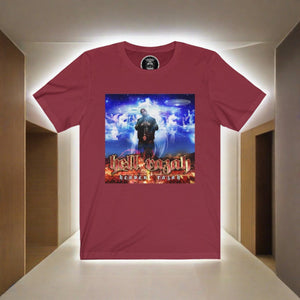 HellRazah Music Inc. - HeavenRazah Album Cover Art Unisex Jersey Short Sleeve Tee