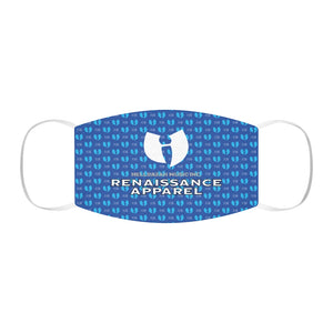 Renaissance Apparel Blue Snug-Fit Polyester Face Mask
