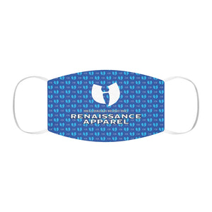 Renaissance Apparel Blue Snug-Fit Polyester Face Mask