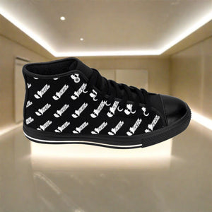 Renaissance Apparel HeavenRazah Logo Pattern High-Top Sneakers - Shoes