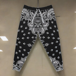 Black Bandana Unisex Athletic Joggers