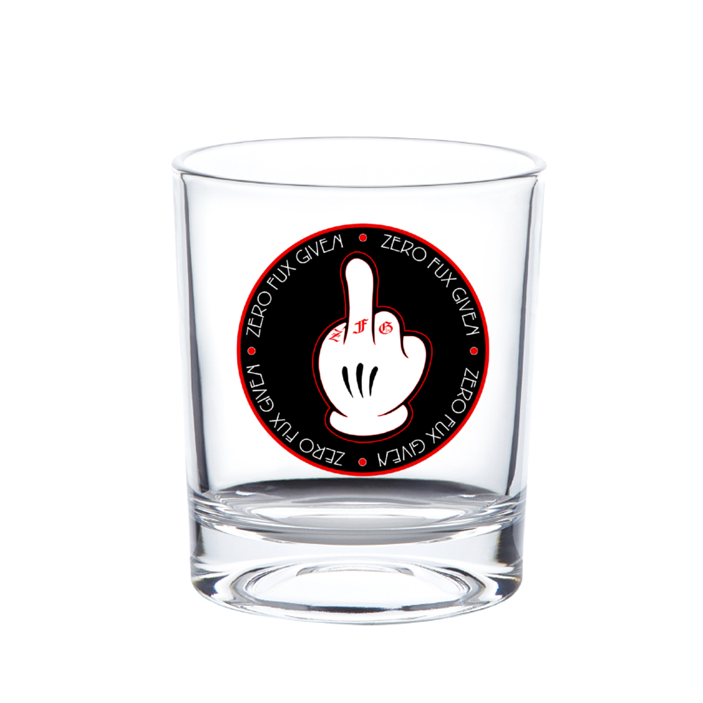 Zero Fuxx Given Drinkware Wine Glass Beer Glass 8 oz/11 oz