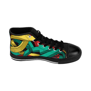 DiamondzOC Graffiti Arrows Designer Urban Men's High-top Sneakers
