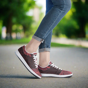 Renaissance Scarlet Cobras-  Low Top Leather Sneakers