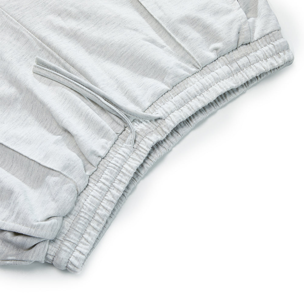 Renaissance Apparel Women's Casual Suit Drop Shoulder Crop Top & High-waisted Pants Set