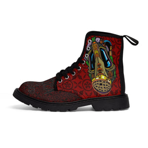 Official Hell Razah Music Inc Logo Dont Get Gassed Up Designer Kicks Graphics by iHustle365_ Men's Martin Boots Heaven Razah
