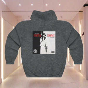 Spiritual Scarface Cover Art - Official HellRazah Music Inc. Unisex Heavy Blend™ Hooded Sweatshirt