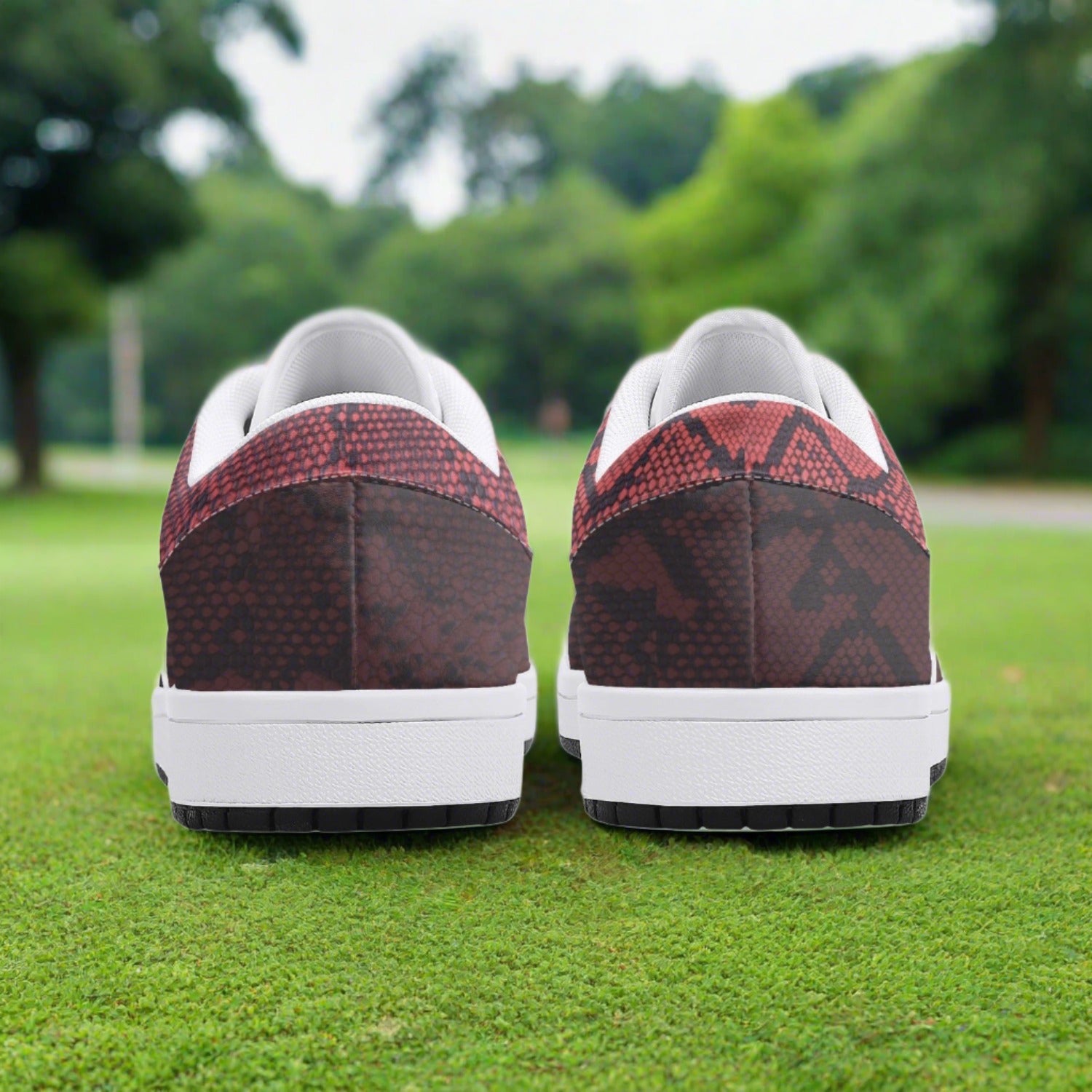 Renaissance Scarlet Cobras-  Low Top Leather Sneakers