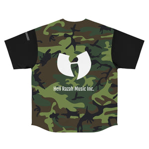 Operation Warfare Renaissance Apparel Men's Army Camo Baseball Jersey