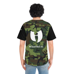 Operation Warfare Renaissance Apparel Men's Army Camo Baseball Jersey