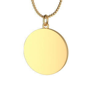 Ghetto Gov't Officialz Logo 18k Gold Plated & Sterling Silver Single Loop Necklace Heaven Razah - Hell Razah