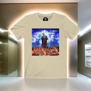 HellRazah Music Inc. - HeavenRazah Album Cover Art Unisex Jersey Short Sleeve Tee