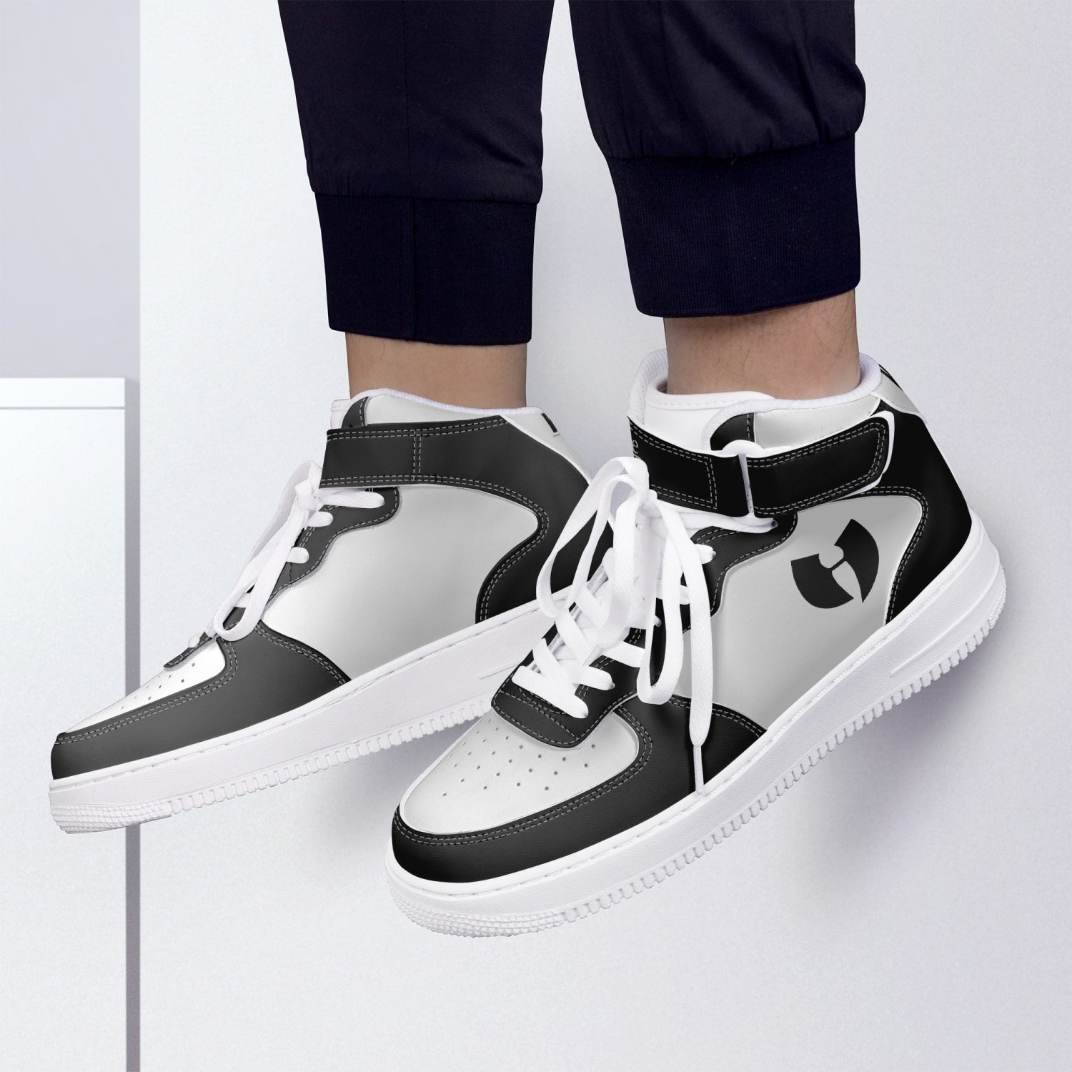 Renaissance Apparel WINGZ-UP High-Top Leather Sports Sneakers