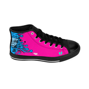 HRMI Pink Hydra Limited Edition Women's High-top Sneakers Official HellRazah Music Inc. - HeavenRazah