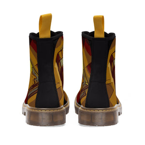 HRMI Razah's Book Official Renaisannce Apparel Men's Canvas Boots HellRazah Music Inc. - HeavenRazah
